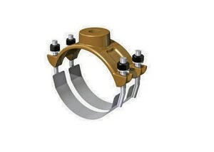 Brand new ๐ Romac Industries 4 x 1-1/2 in. IP Bronze Double Strap Saddle ๐ฅฐ