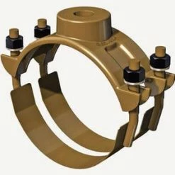 Hot Sale 😀 Romac Industries 8 x 3/4 in. CC Bronze Double Strap Saddle ❤️