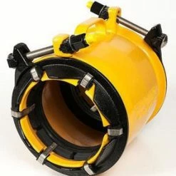 Coupon 👏 Romac Industries Alpha XL™ 4 x 11-4/5 in. OD Tube Fusion Bonded Epoxy Ductile Iron Coupling with Stainless Steel Hook and Rubber Gasket 🔔