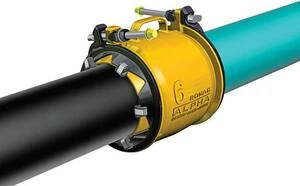 Best reviews of π Romac Industries Alpha XLβ’ 6 x 12 in. OD Tube Fusion Bonded Epoxy Ductile Iron Coupling with Stainless Steel Hook and Rubber Gasket π - Image 4