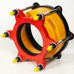 Best deal ⭐ Romac Industries Style RC501 4 x 3 in. Shop 🧥 Coated Restraint Joint Reducing Ductile Iron Coupling 🛒