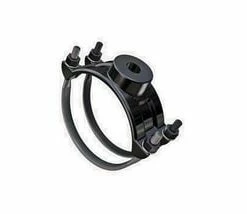 Promo ✔️ Romac Industries 4 x 1 in. IP Ductile Iron Double Strap Saddle 4.00 - 4.50 in. 🎁