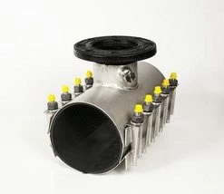 Promo 👏 Romac Industries 12 x 12 x 8 in. Mechanical Joint Stainless Steel Tapping Sleeve 🧨