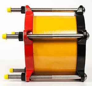 Best Pirce π€© Romac Industries Style 501 16 in. Transition and Long Barrel Epoxy Ductile Iron Coupling 17.40 - 17-80 in. π - Image 3