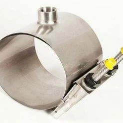 Deals ⌛ Romac Industries 6 x 2 in. CC Stainless Steel Single Strap Saddle ⌛