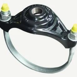 Outlet ✔️ Romac Industries 12 x 1 in. CC Iron and Stainless Steel Strap and Nylon Saddle 🔔